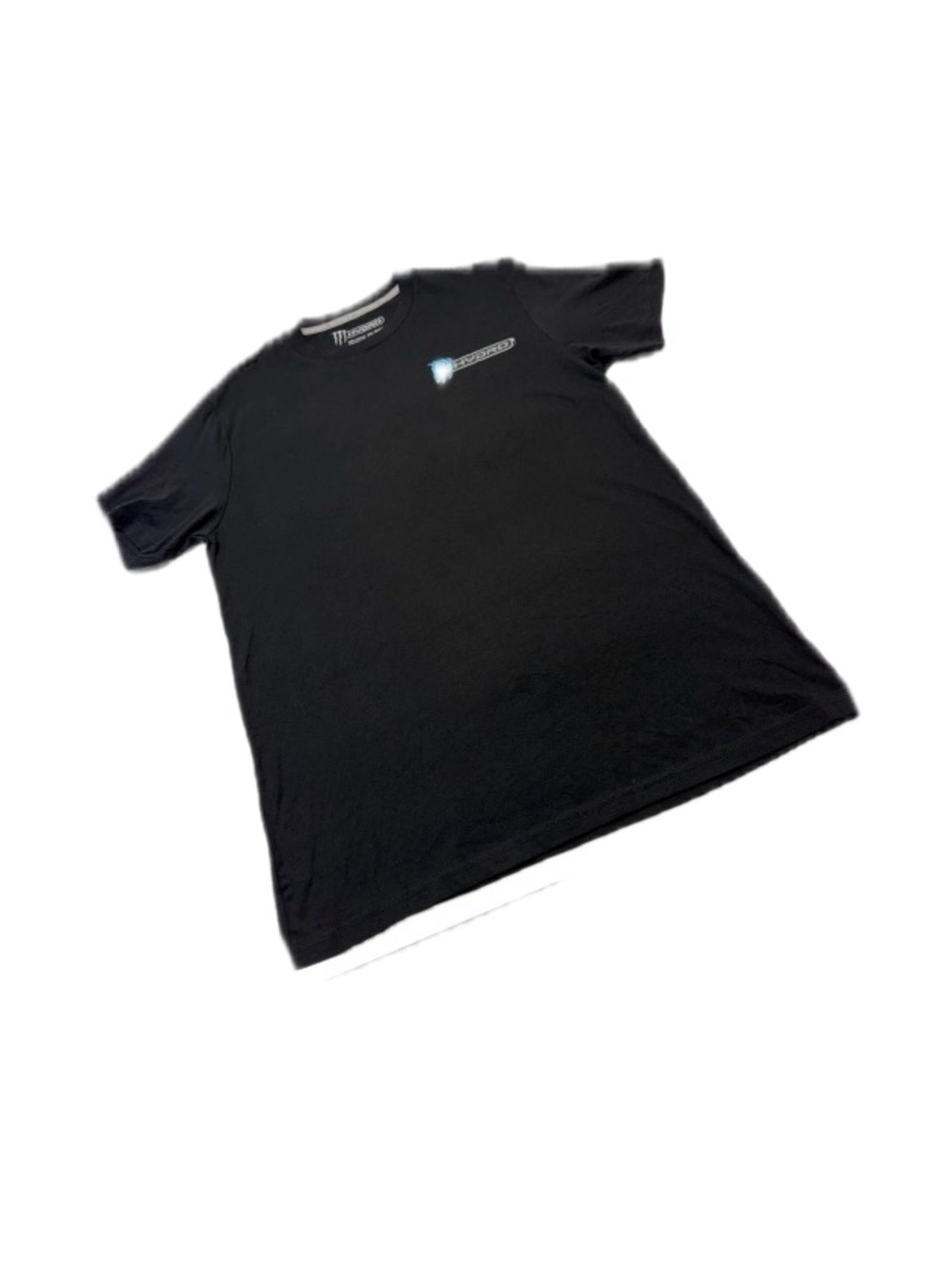Monster Energy Hydro T-Shirt Men's Medium Black Blue Claw Logo Performance